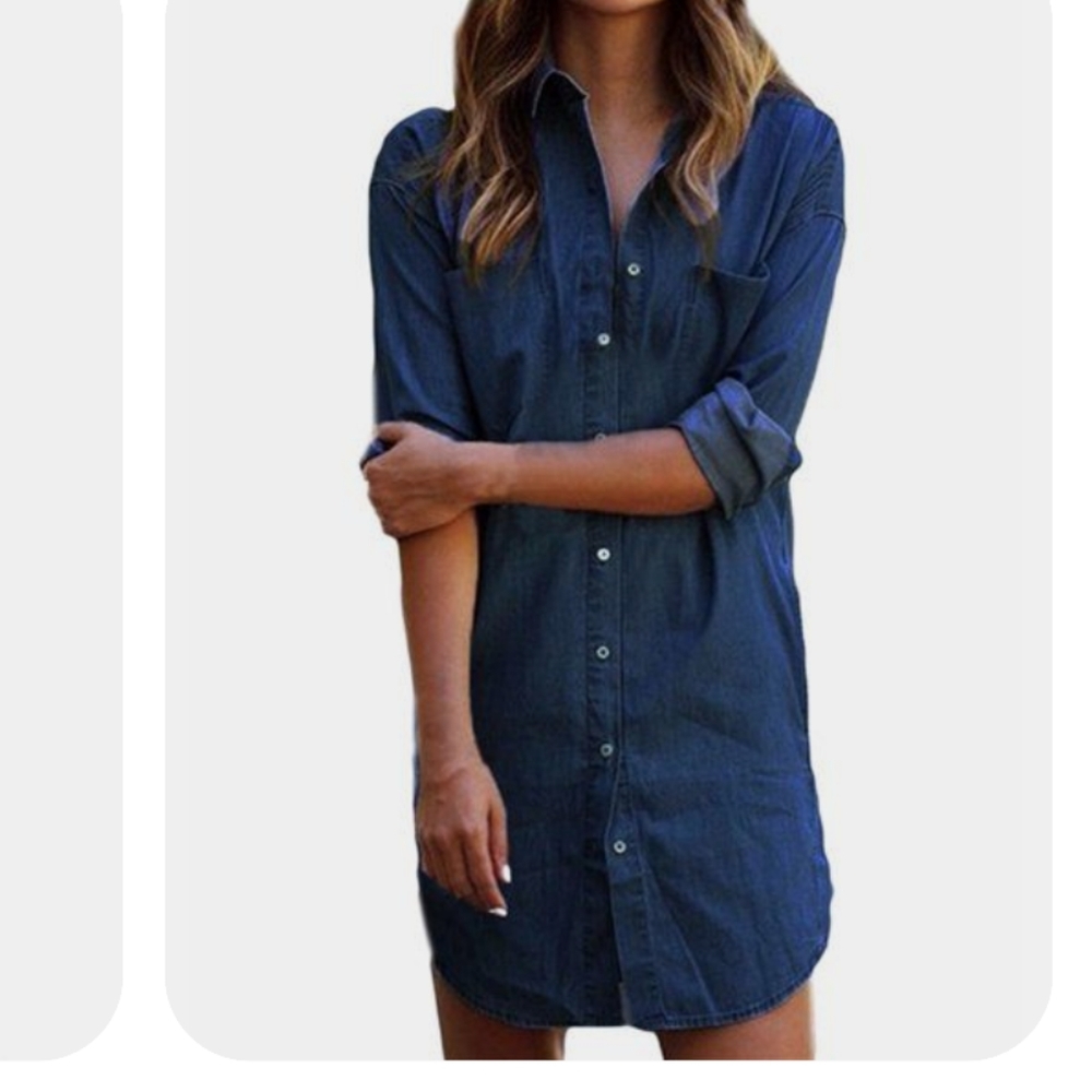 NWOT 7 for all mankind denim button-front shirt